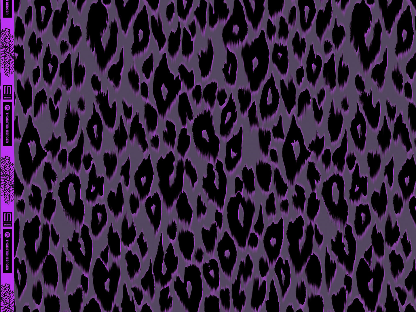 Modal French Terry - Thorsten Berger FLOATING LEO - lila