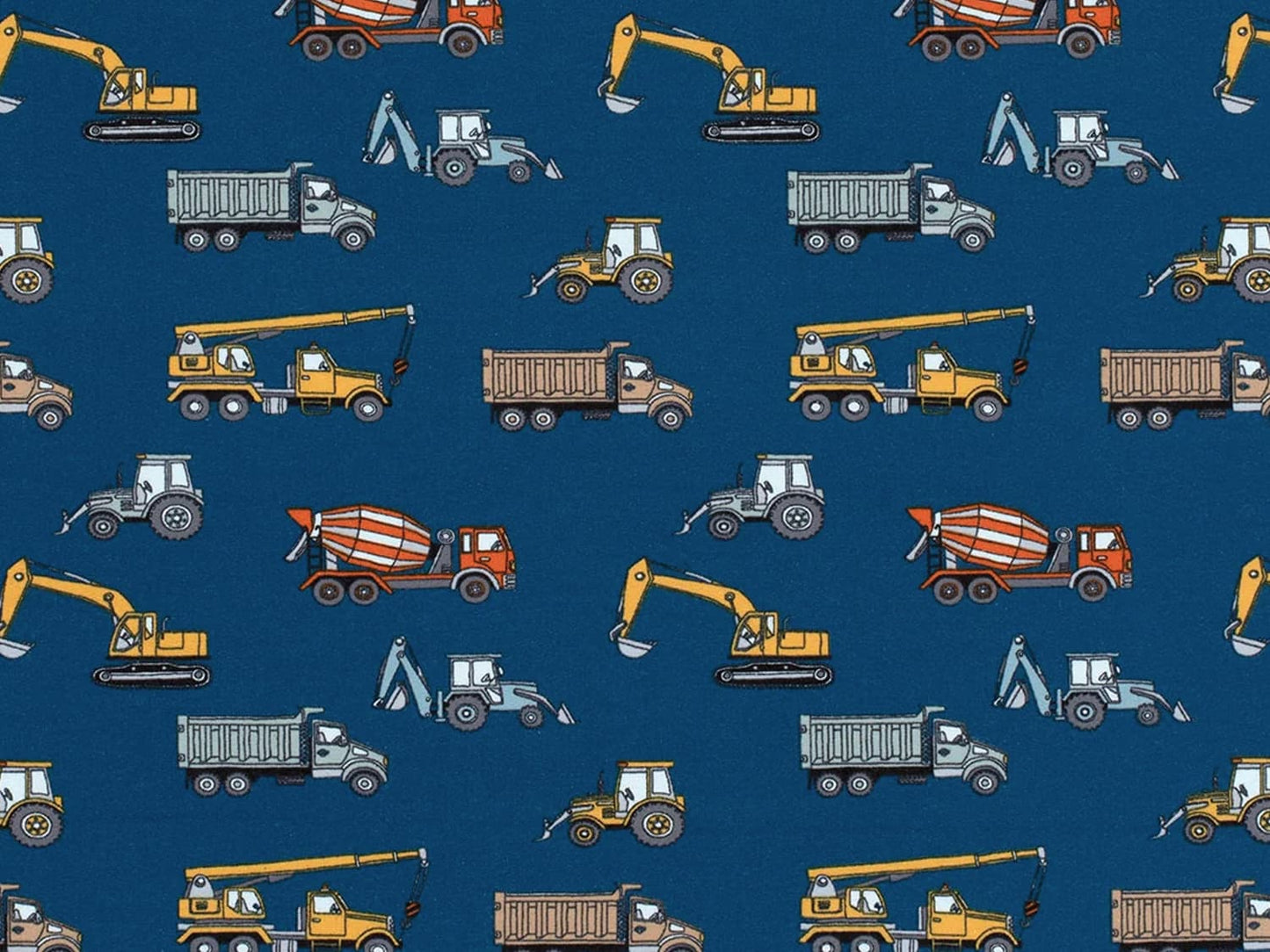 stoff-french-terry-sommersweat-baumwolle-baufahrzeuge-kran-traktor-blau