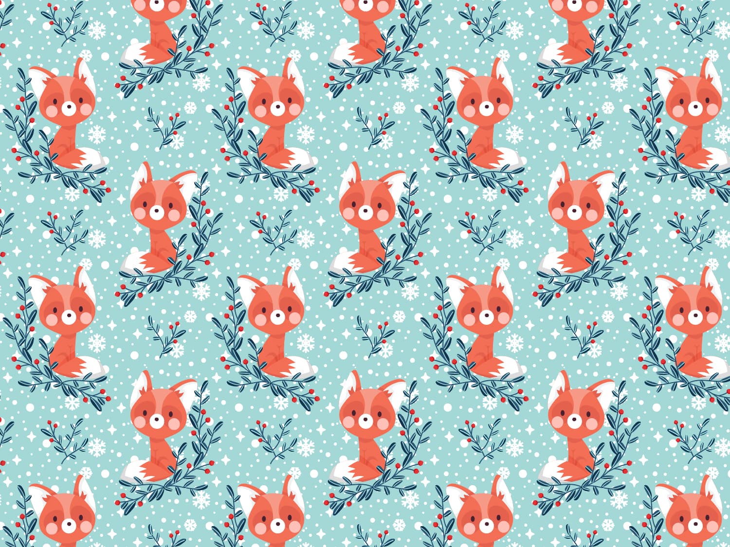 stoff-french-terry-sommersweat-baumwolle-kathi-kunterbunt-weihanchten-winter-fuchs-blaetter