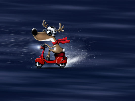 French Terry Stoff - Thorsten Berger WINTER MOODS - Rentier PANEL