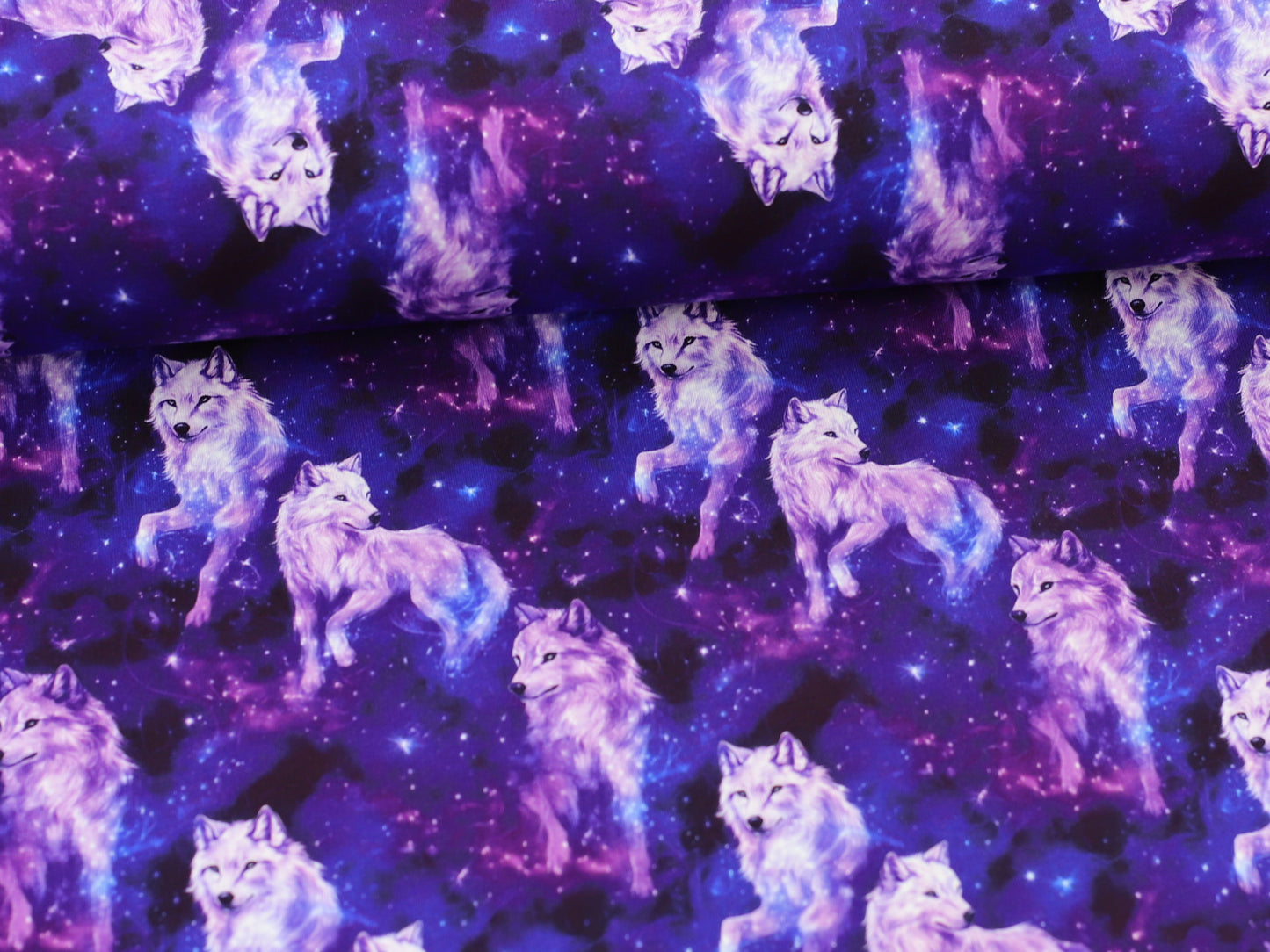 French Terry - Galaxy Wolf