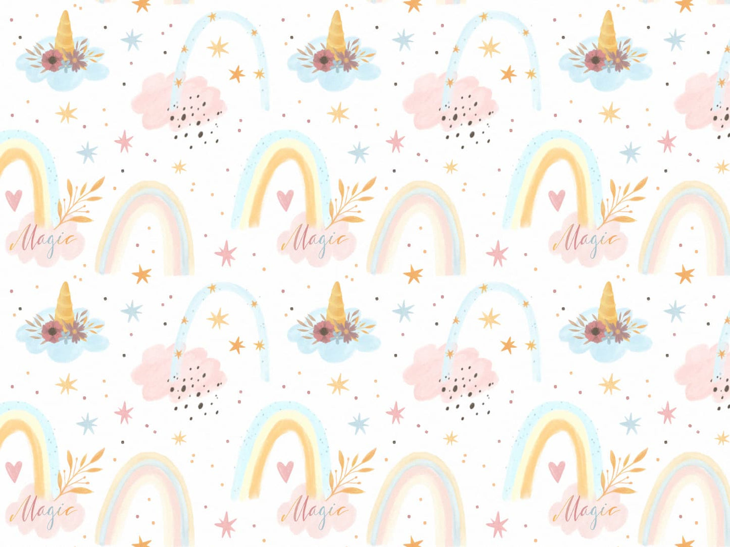 stoff-french-terry-sommersweat-kathi-kunterbunt-regenbogen-einhorn-magic-sterne-pastell