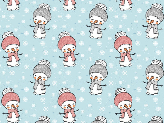 stoff-french-terry-sommersweat-kathi-kunterbunt-schneemann-snowman-lachend-muetze-altrosa-grau