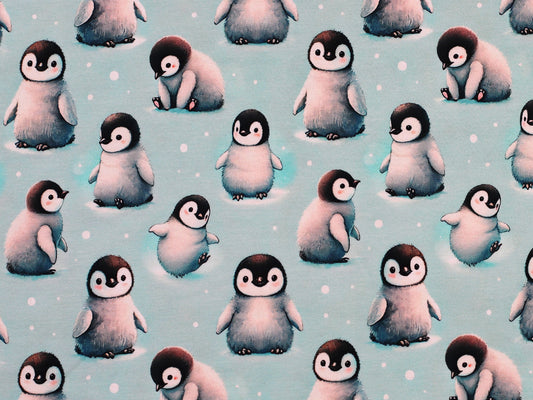 French Terry - Happy Penguin