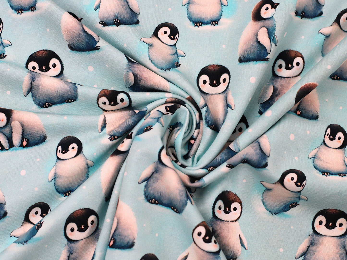 French Terry - Happy Penguin