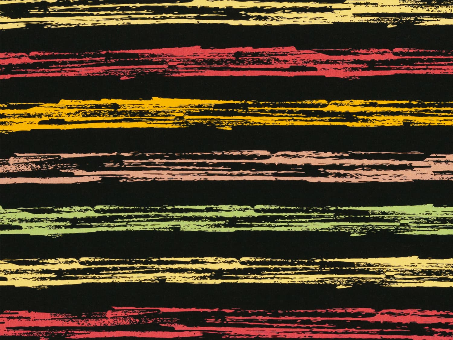 Modal French Terry Stoff Joana, Streifen schwarz,bunt online