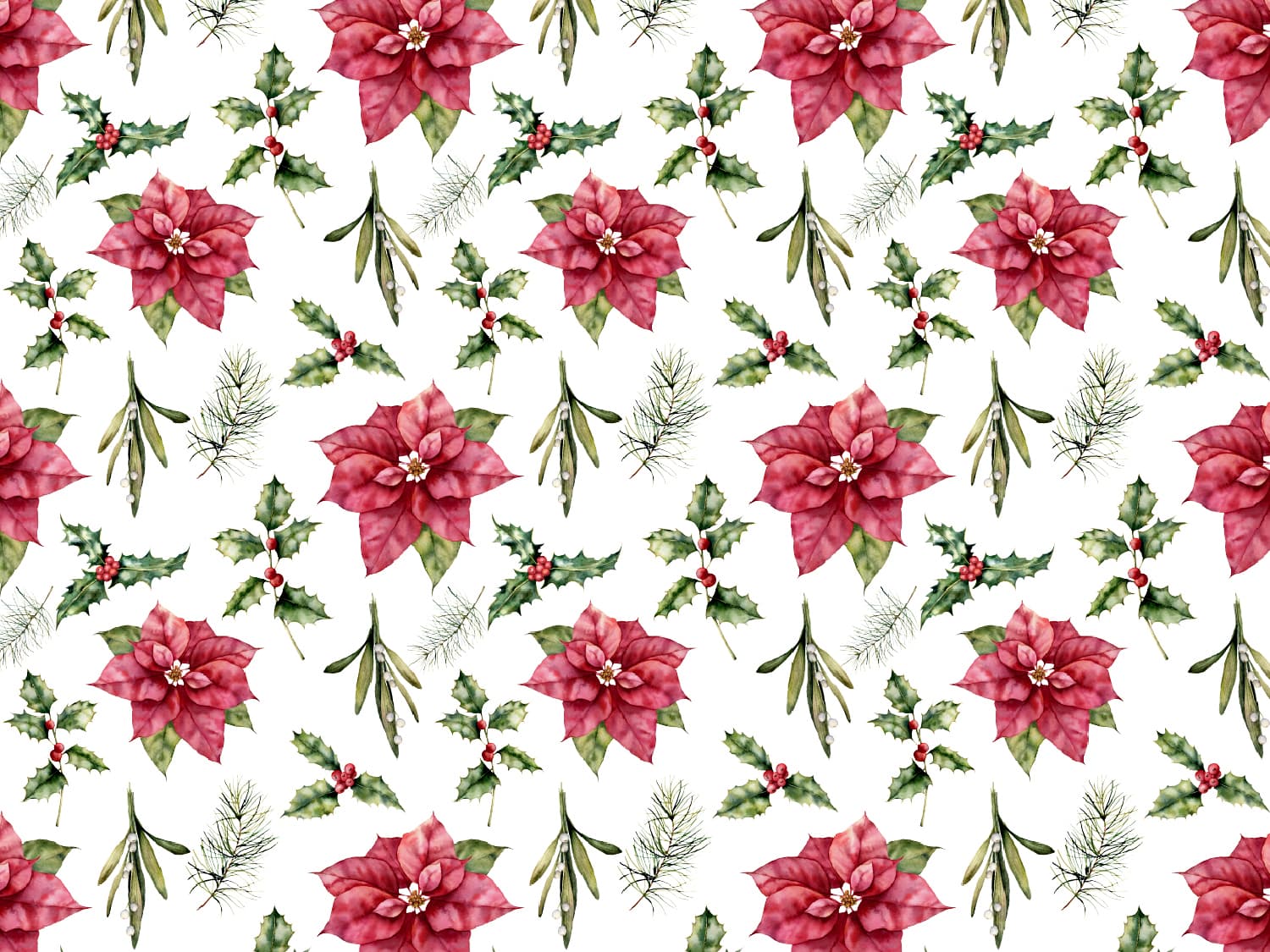 stoff-french-terry-sommersweat-sweat-baumwolle-kathi-kunterbunt-herbst-winter-weihnachten-mistelzweig-ilex-weihnachtsstern-ast-zweig-vintage-christmas-blume-2