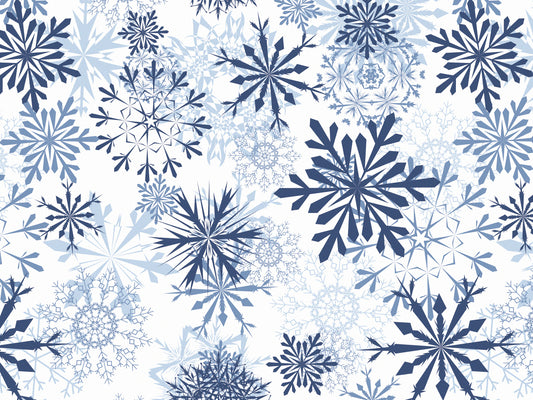 stoff-french-terry-sommersweat-sweat-baumwolle-winter-schnee-schneeflocken-sterne-blau