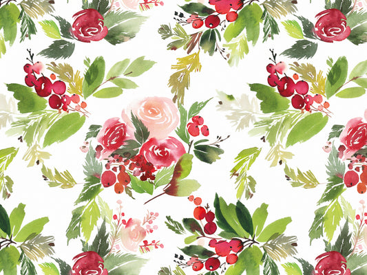 stoff-french-terry-sommersweat-sweat-baumwolle-winter-weihnachten-blumen-bouquet-gruen-rot-2