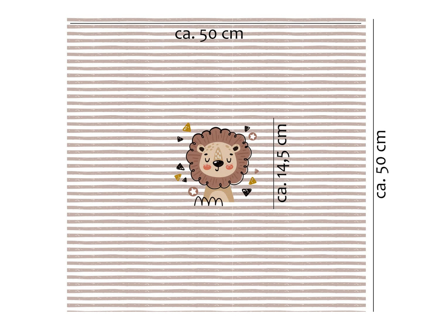 stoff-french-terry-sommersweat-sweat-unangeraut-kathi-kunterbunt-loewe-sterne-braun-ocker-serie-panel-masse