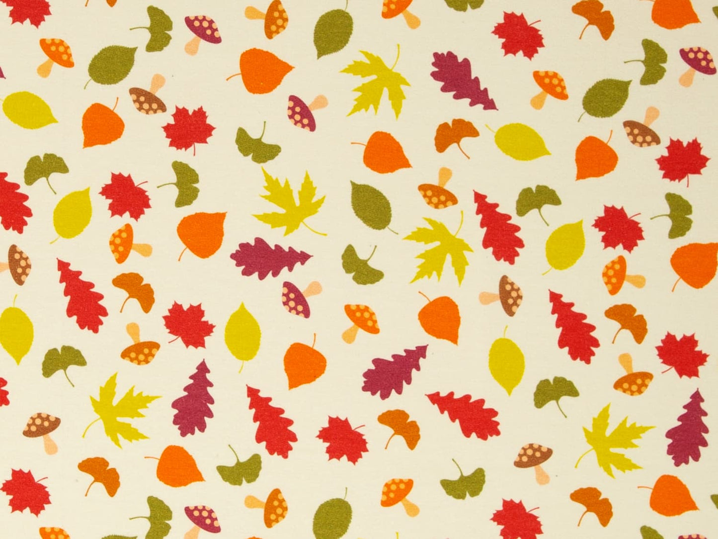 stoff-french-terry-sommersweat-unangeraut-swafing-tomke-herbst-winter-2023-24-herbstwald-blaetter-creme