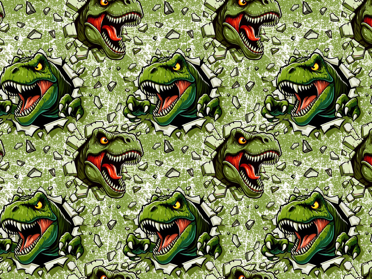 stoff-french-terry-sommersweat-unangeraut-t-rex-dino-dinosaurier-gruen-2