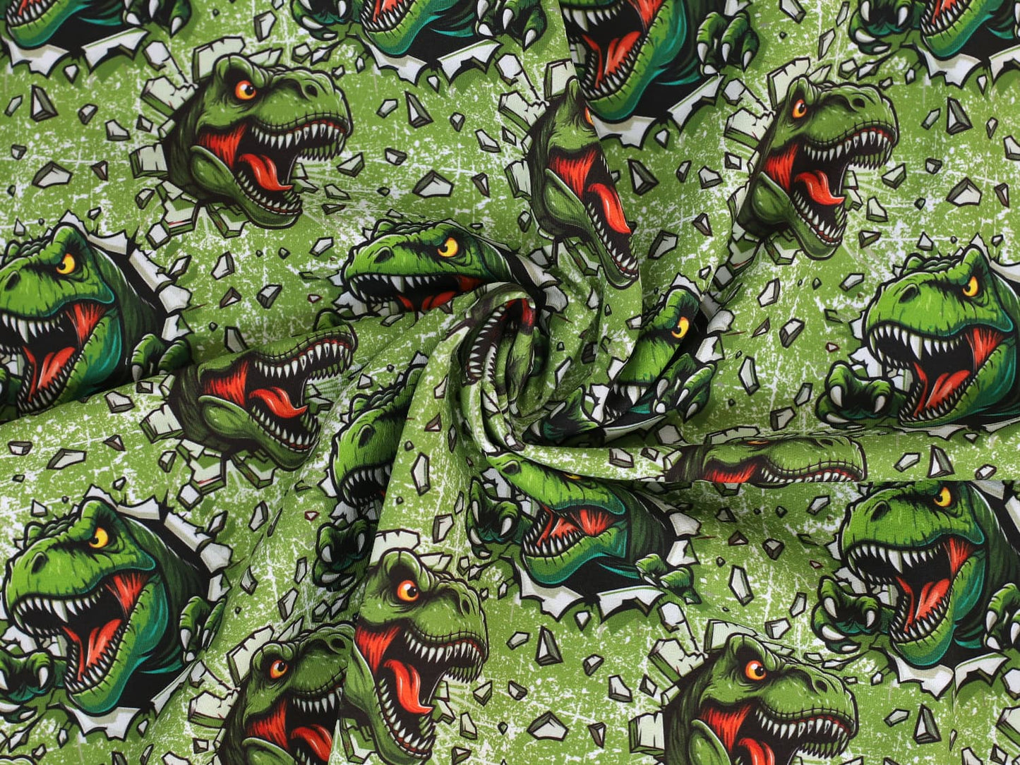 stoff-french-terry-sommersweat-unangeraut-t-rex-dino-dinosaurier-gruen-3