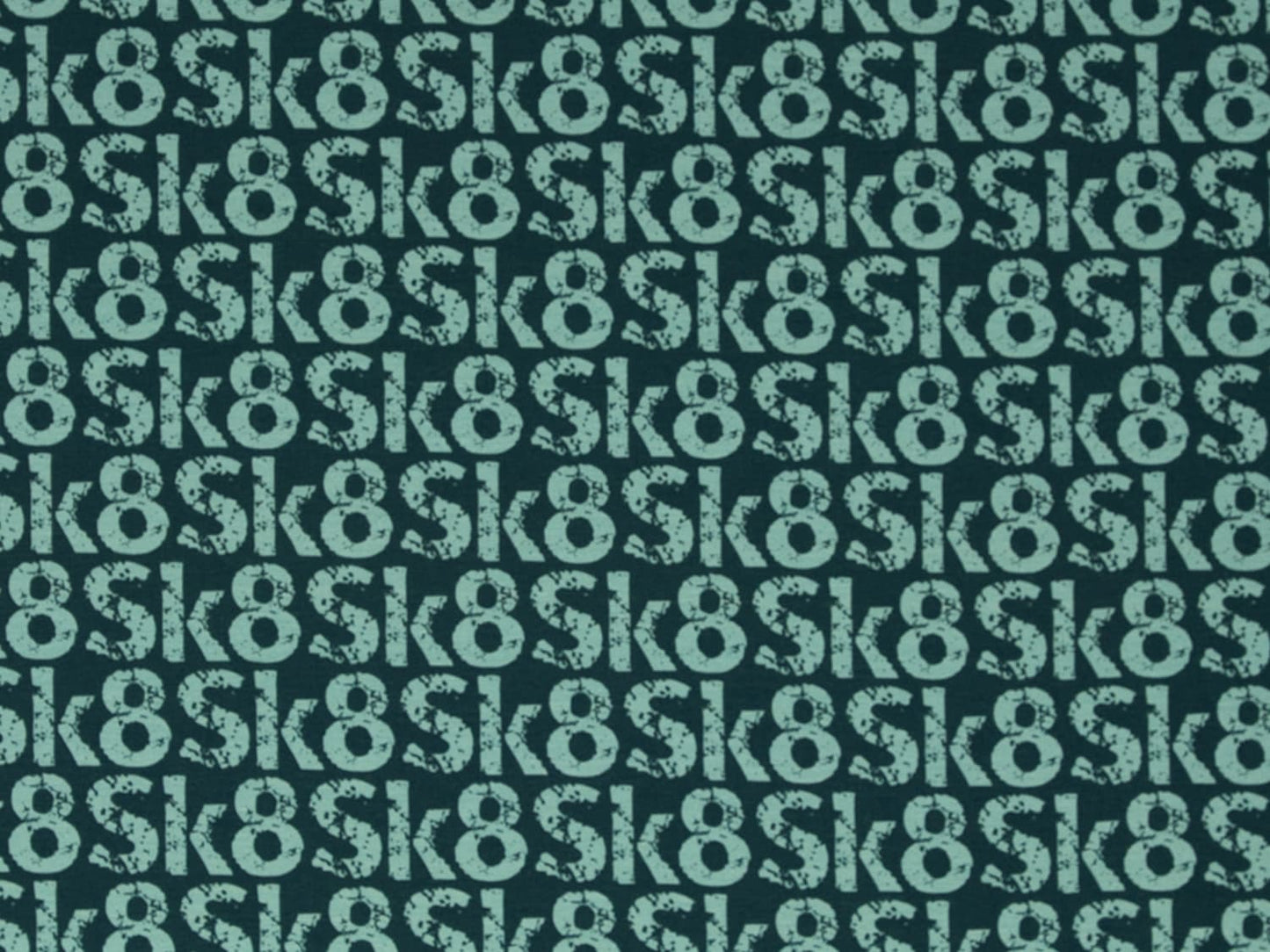 stoff-french-terry-unangeraut-baumwolle-swafing-lycklig-design-skate-sk8-petrol-mint-2