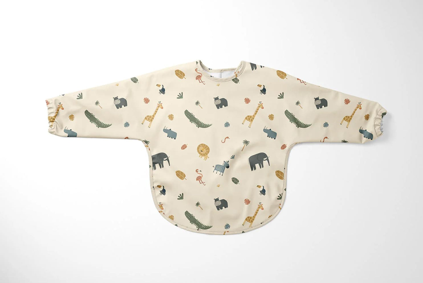 stoff-jackenstoff-regenmantel-wasserabweisend-wildtiere-nashorn-krokodil-giraffe-zebra-flamingo-3