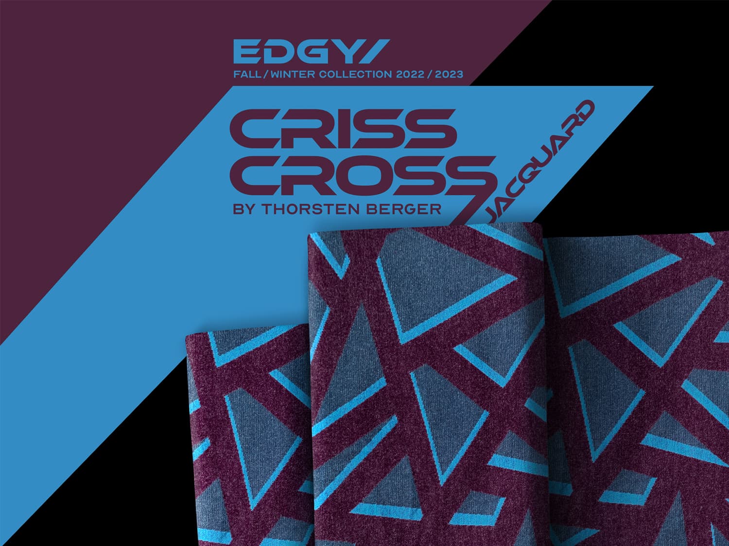 stoff-jacquard-edgy-crisscross-thorsten-berger-swafing-jeansblau