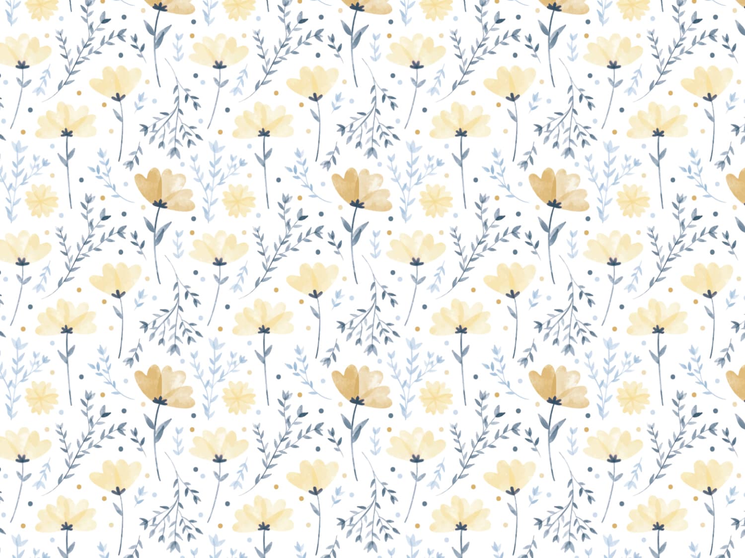 Jersey Stoff Sommerblümchen, gelb online kaufen – Kathi