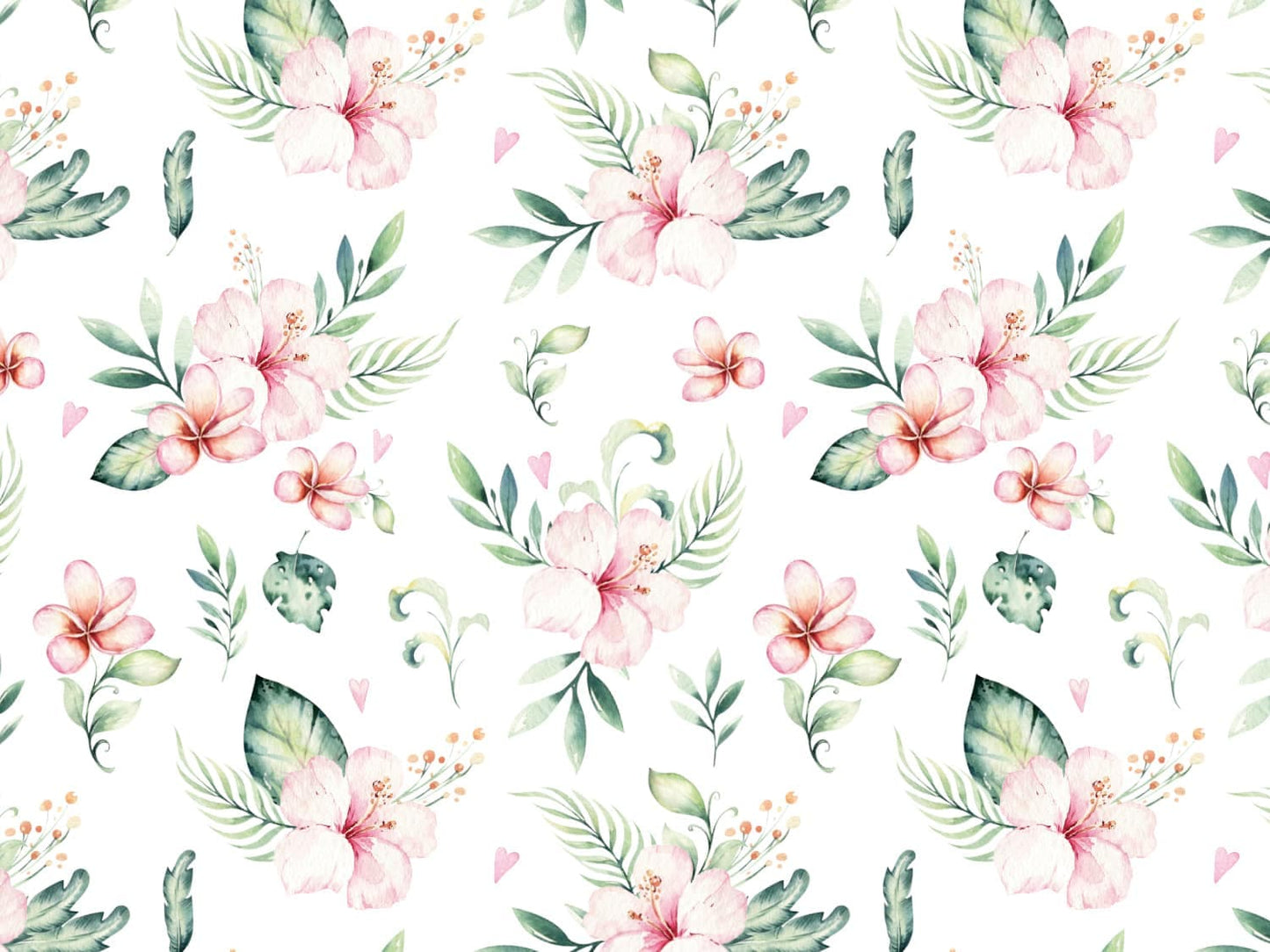stoff-jersey-baumwolle-baumwolljersey-blumen-watercolor-aquarell-hibiskus-hippo