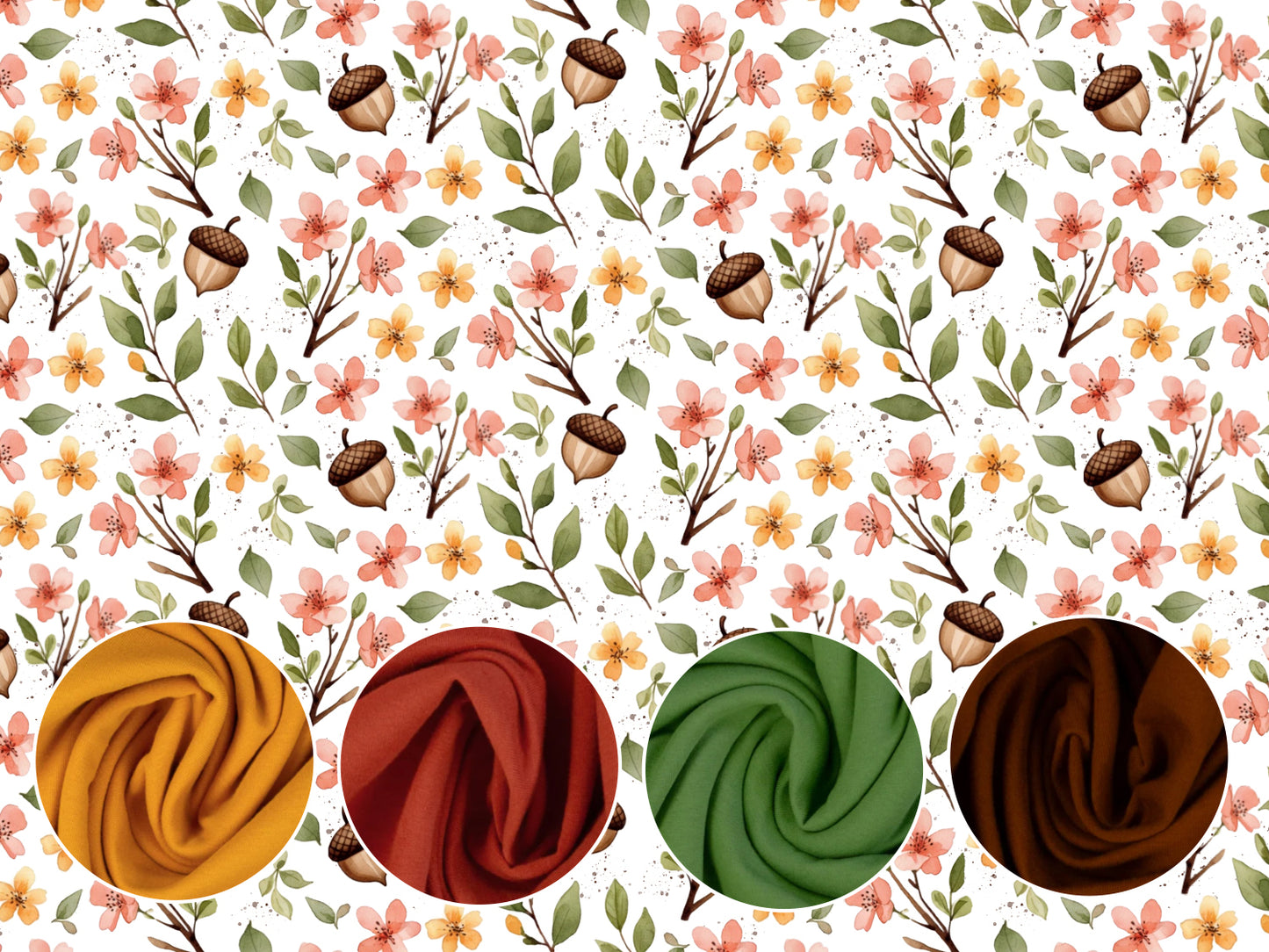 Tissu jersey - Festive Friends - Souris