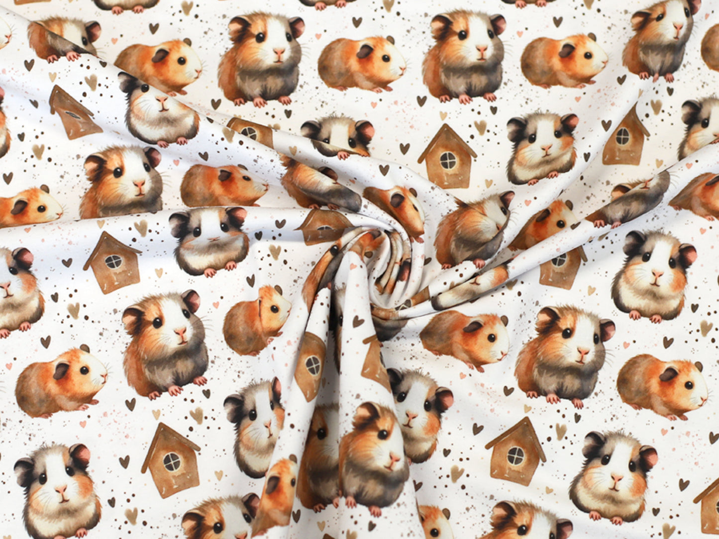 Jersey Stoff - Meerschweinchen