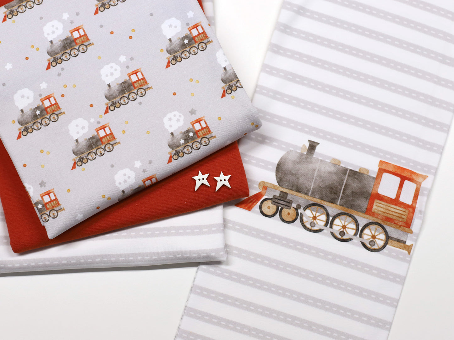 Tissu jersey - Festive Friends - Souris