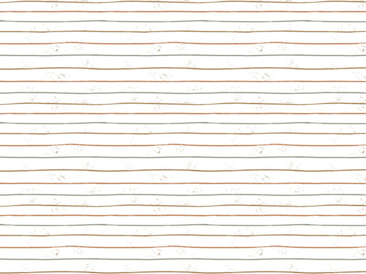 Jersey Stoff - Fall Friends - Streifen