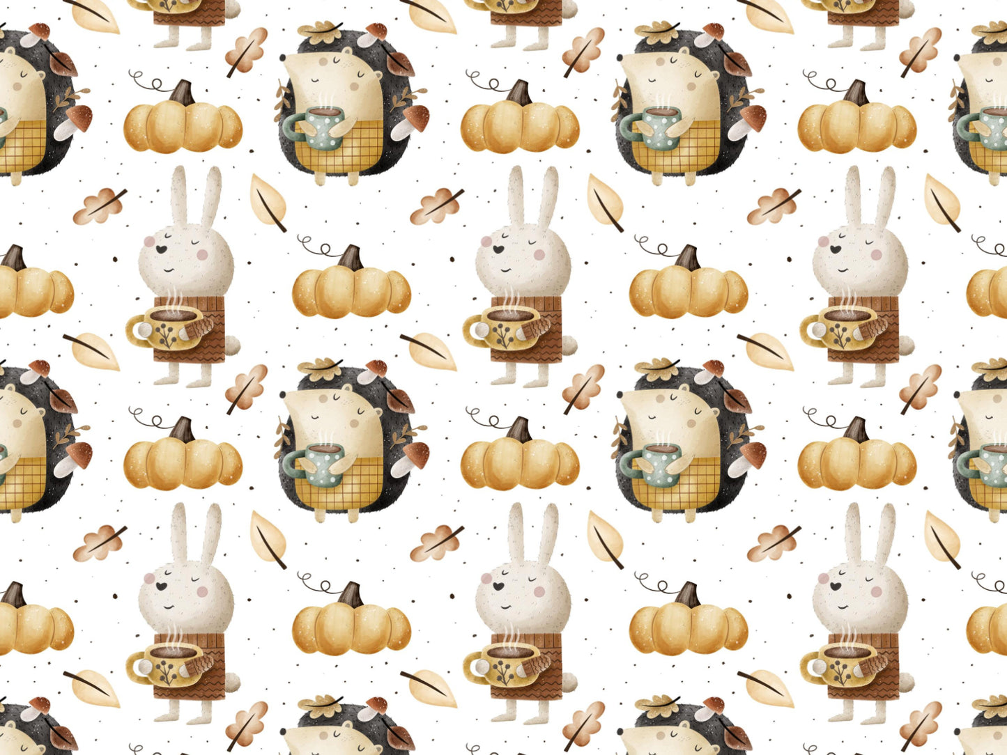 Tissu jersey - Festive Friends - Souris