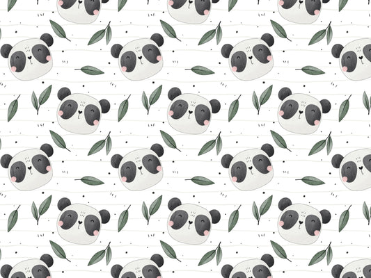 Jersey Stoff - Kleiner Panda