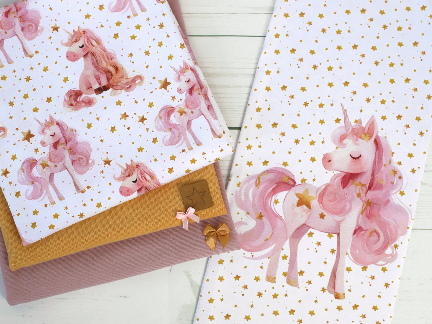 Jersey fabric - Frosty Friends PANEL - Christmas tree