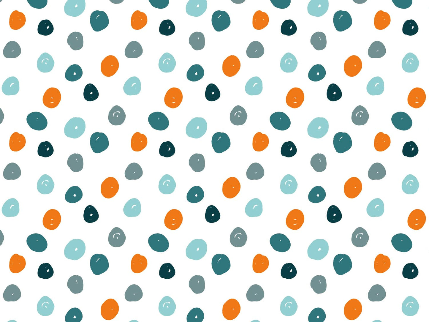 stoff-jersey-baumwolle-baumwolljersey-fruehling-sommer-herbst-winter-tupfen-kleckse-splotch-basic-punkte-regenbogen-kombi-petrol-orange