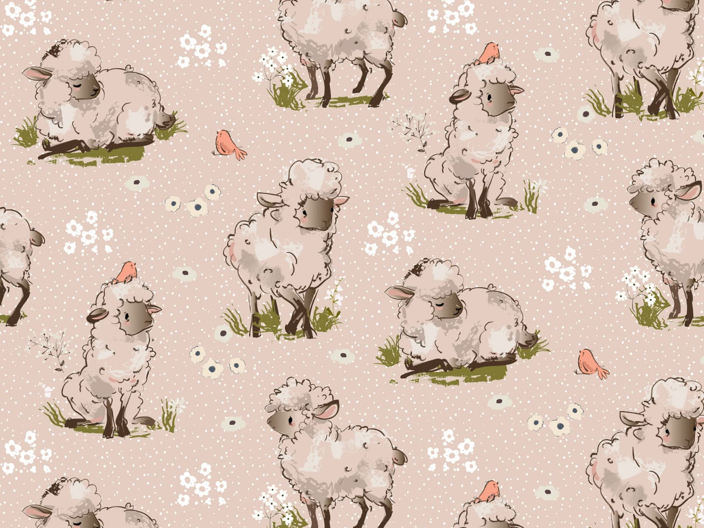 stoff-jersey-baumwolle-baumwolljersey-fruehling-sommer-ostern-schaf-vogel-wiese-beige-rose