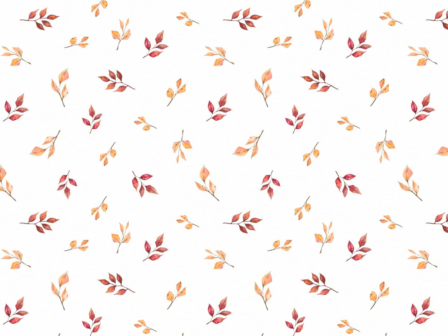 stoff-jersey-baumwolle-baumwolljersey-fruehling-sommer-watercolor-fuchs-kombi-leaves-blaetter-laub-gelb-rot