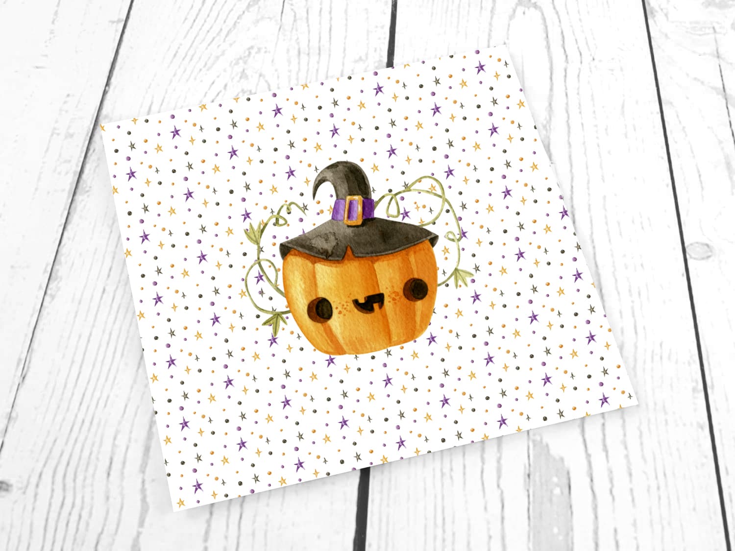 Jersey Stoff Süßes oder Saures PANEL Kürbis online kaufen