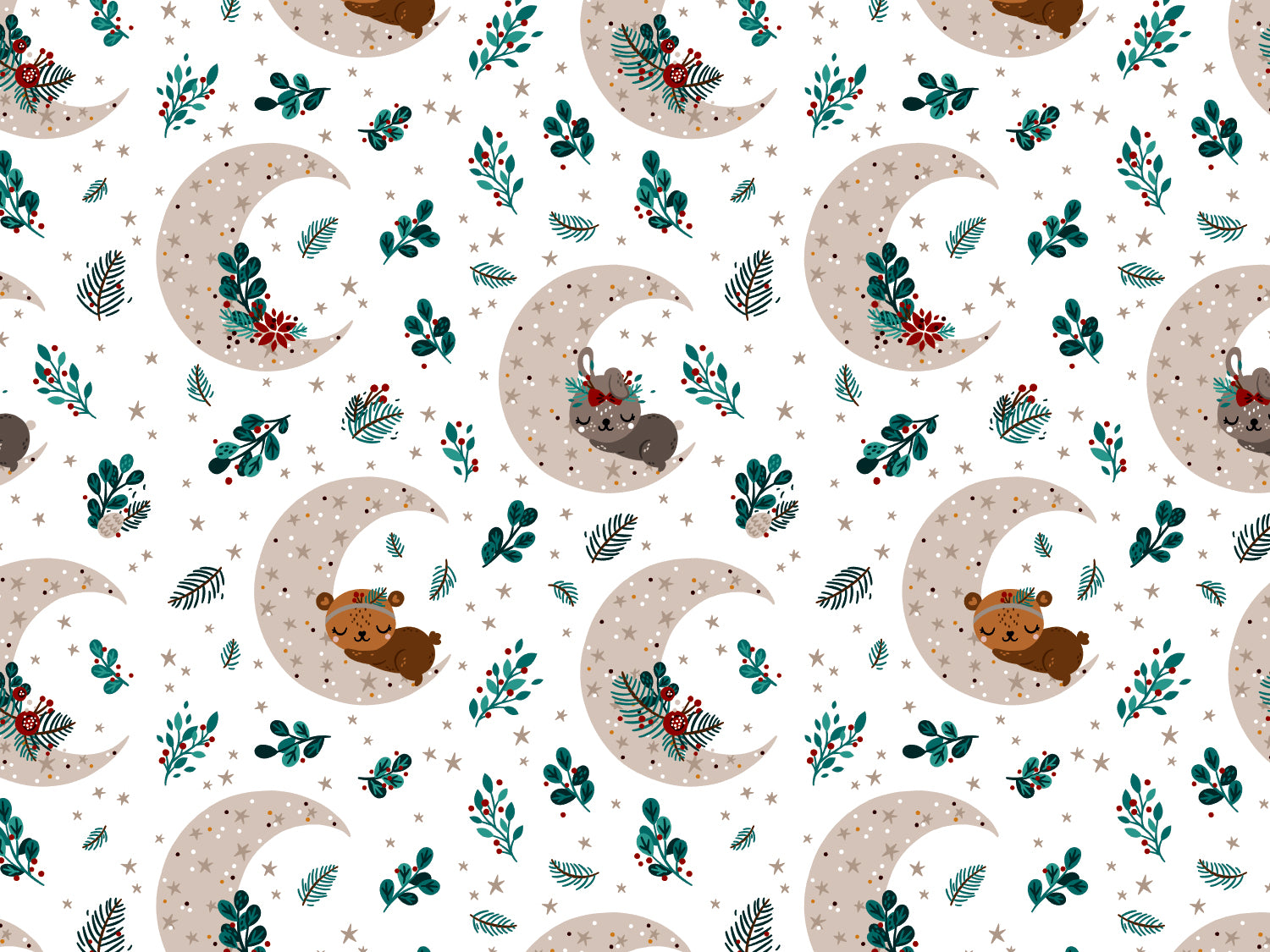 stoff-jersey-baumwolle-baumwolljersey-herbst-winter-weihnachten-weihnachtswunder-kinder-baby-tiere-wolke-tupfen-beige-kombi-mond