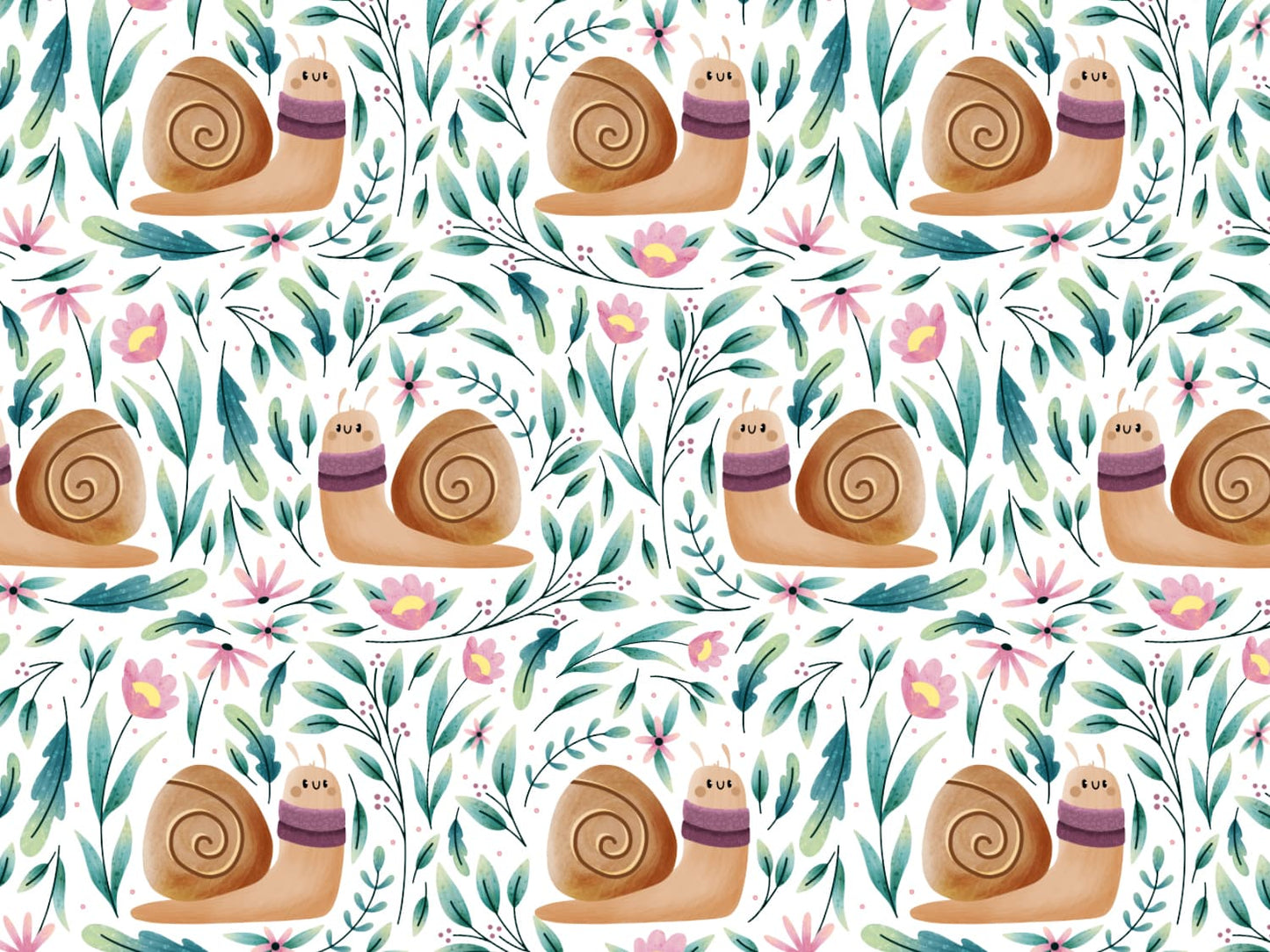 stoff-jersey-baumwolle-baumwolljersey-kathi-kunterbunt-eigenproduktion-kleine-garten-schnecke-blaetter-blumen-2
