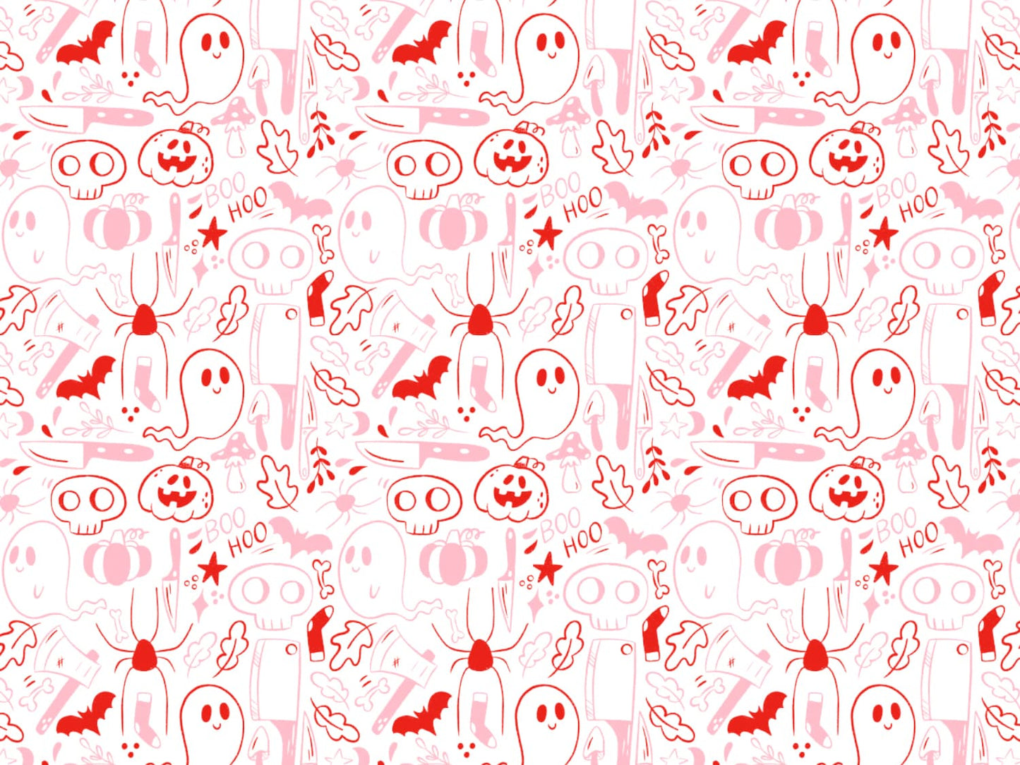 stoff-jersey-baumwolle-baumwolljersey-kathi-kunterbunt-halloween-herbst-spooky-season-geist-totenkopf-kuerbis-spinne-rosa-rot-2