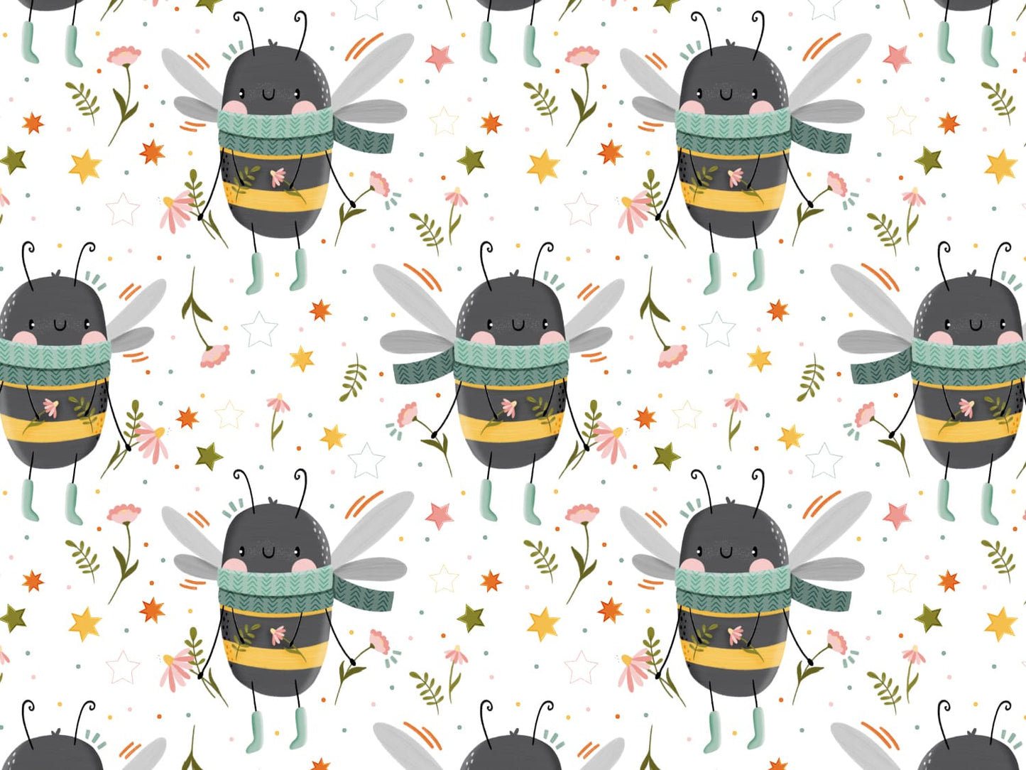 stoff-jersey-baumwolle-baumwolljersey-kathi-kunterbunt-kleine-hummel-blumen-sterne-tupfen-2