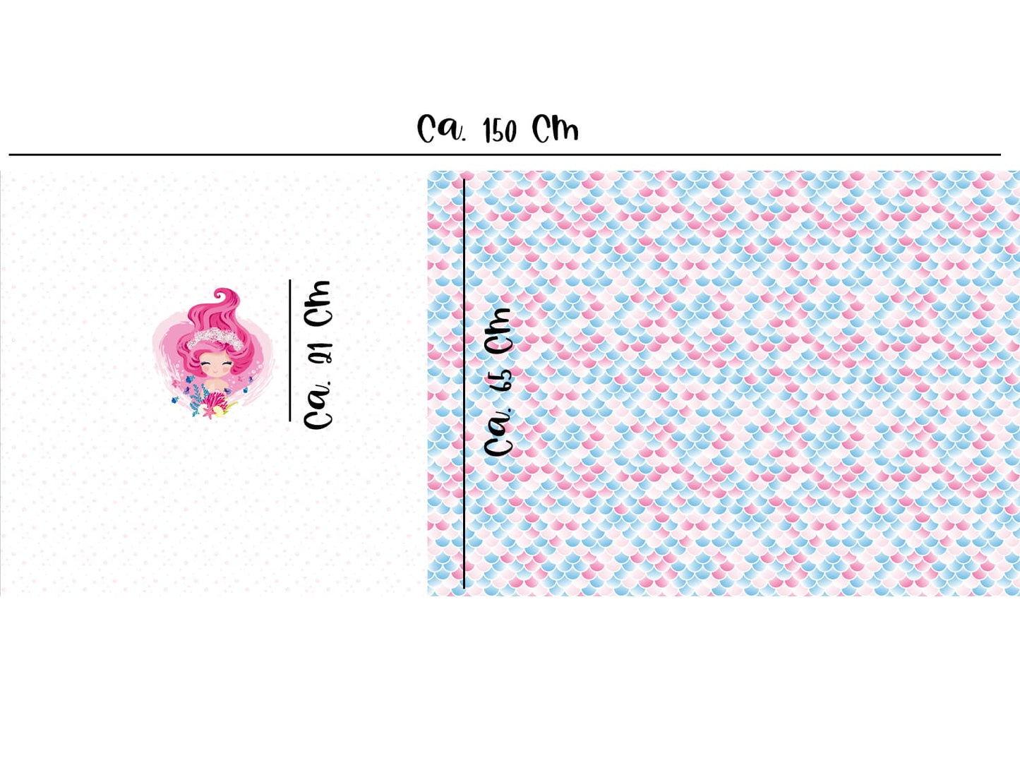 stoff-jersey-baumwolle-baumwolljersey-kathi-kunterbunt-meerjungfrau-mermaid-rosa-blau-neu-panel-masse
