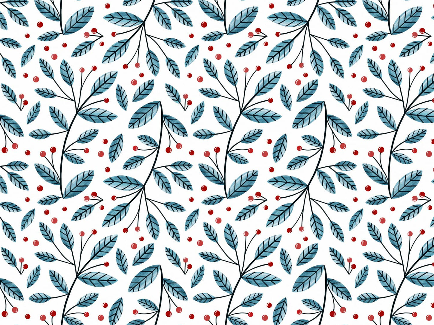 stoff-jersey-baumwolle-baumwolljersey-kathi-kunterbunt-weihnachten-blaetter-zweige-beeren-blau-rot