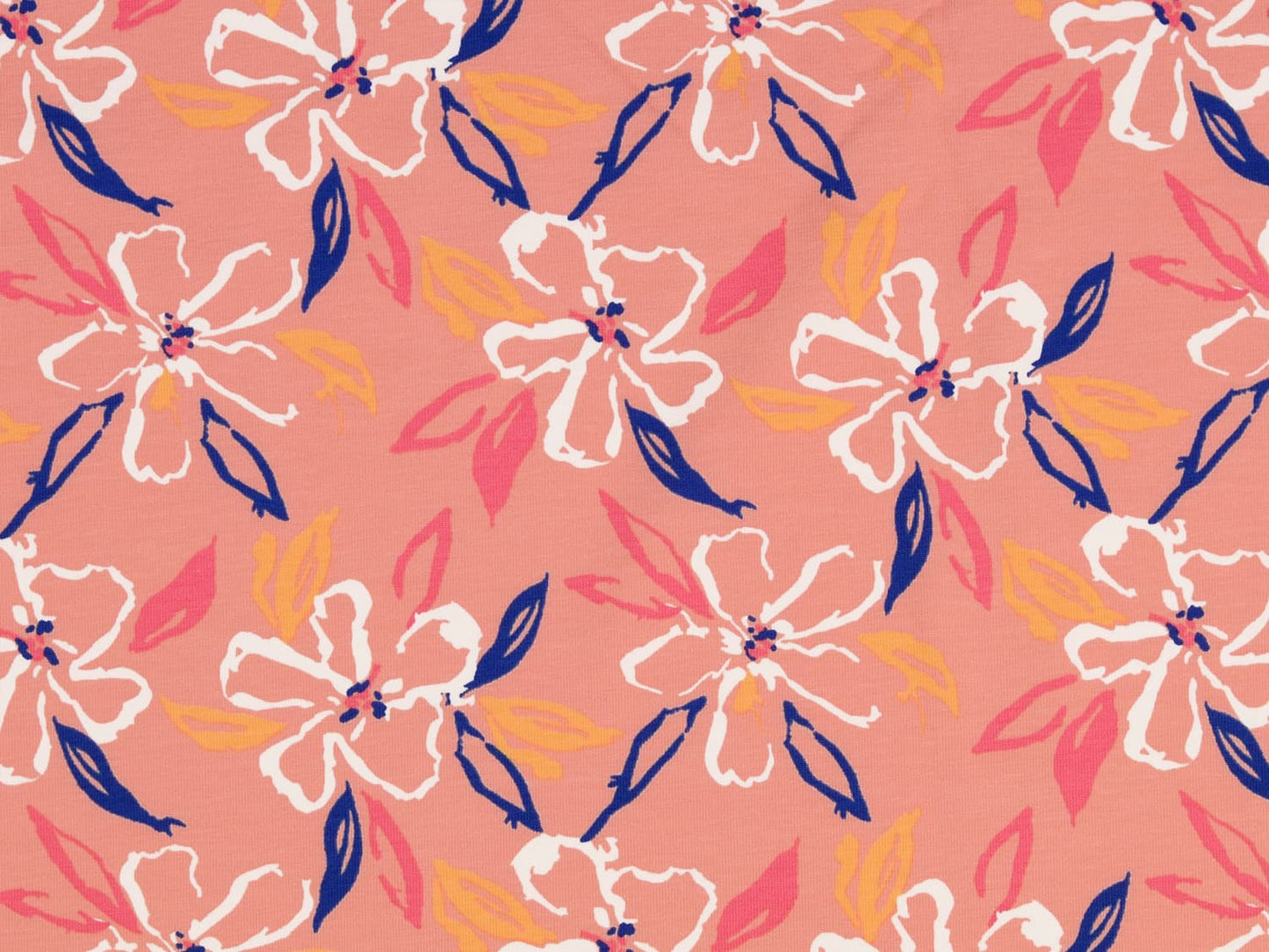 stoff-jersey-baumwolle-baumwolljersey-meterware-abstrakt-pinsel-striche-flecken-kleckse-blumen-floral-flower-apricot-2