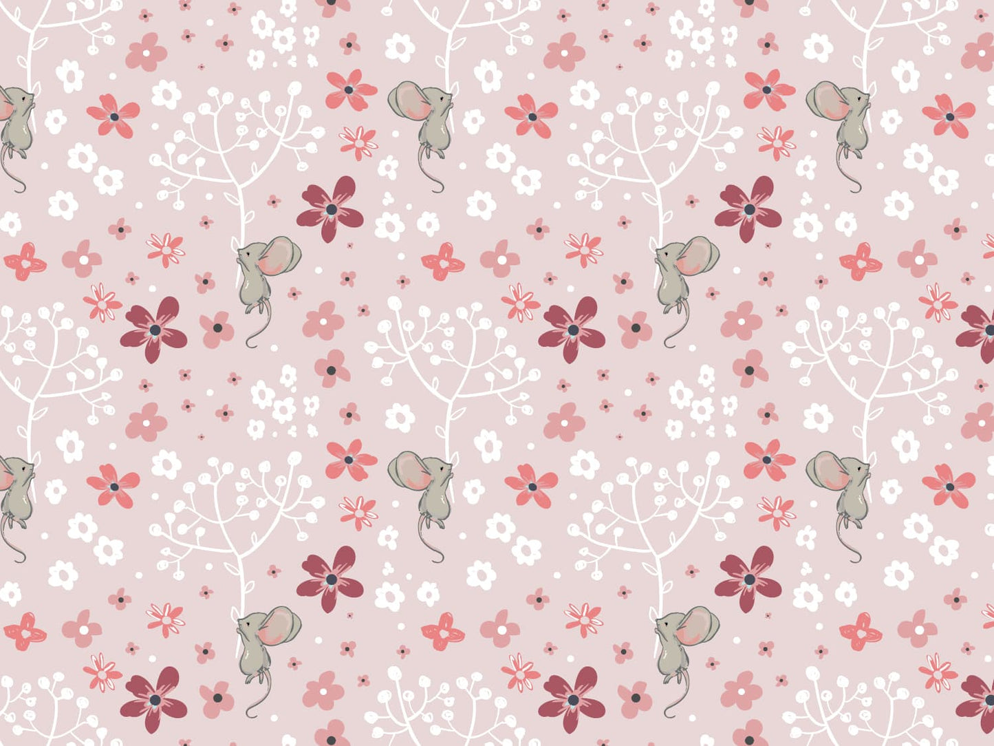 stoff-jersey-baumwolle-baumwolljersey-meterware-elastisch-kathi-kunterbunt-maus-pusteblume-blumen-fruehling-sommer-tier-rosa-2
