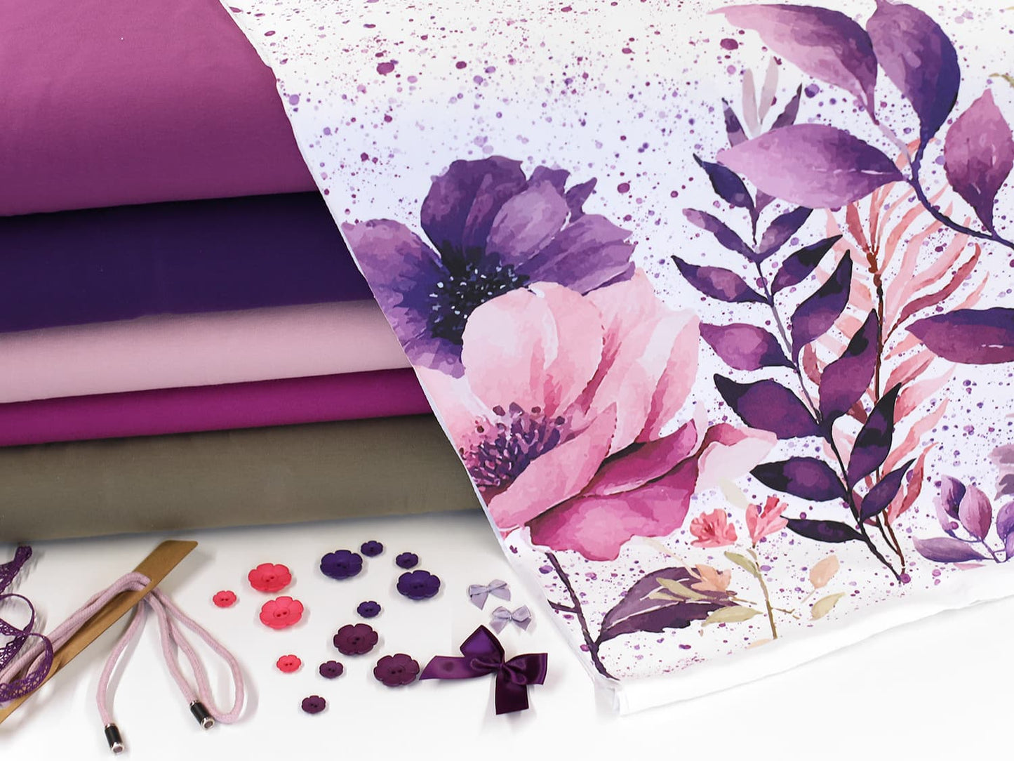stoff-jersey-baumwolle-baumwolljersey-panel-borduere-blumen-gross-xxl-sprenkel-lila-beere-3