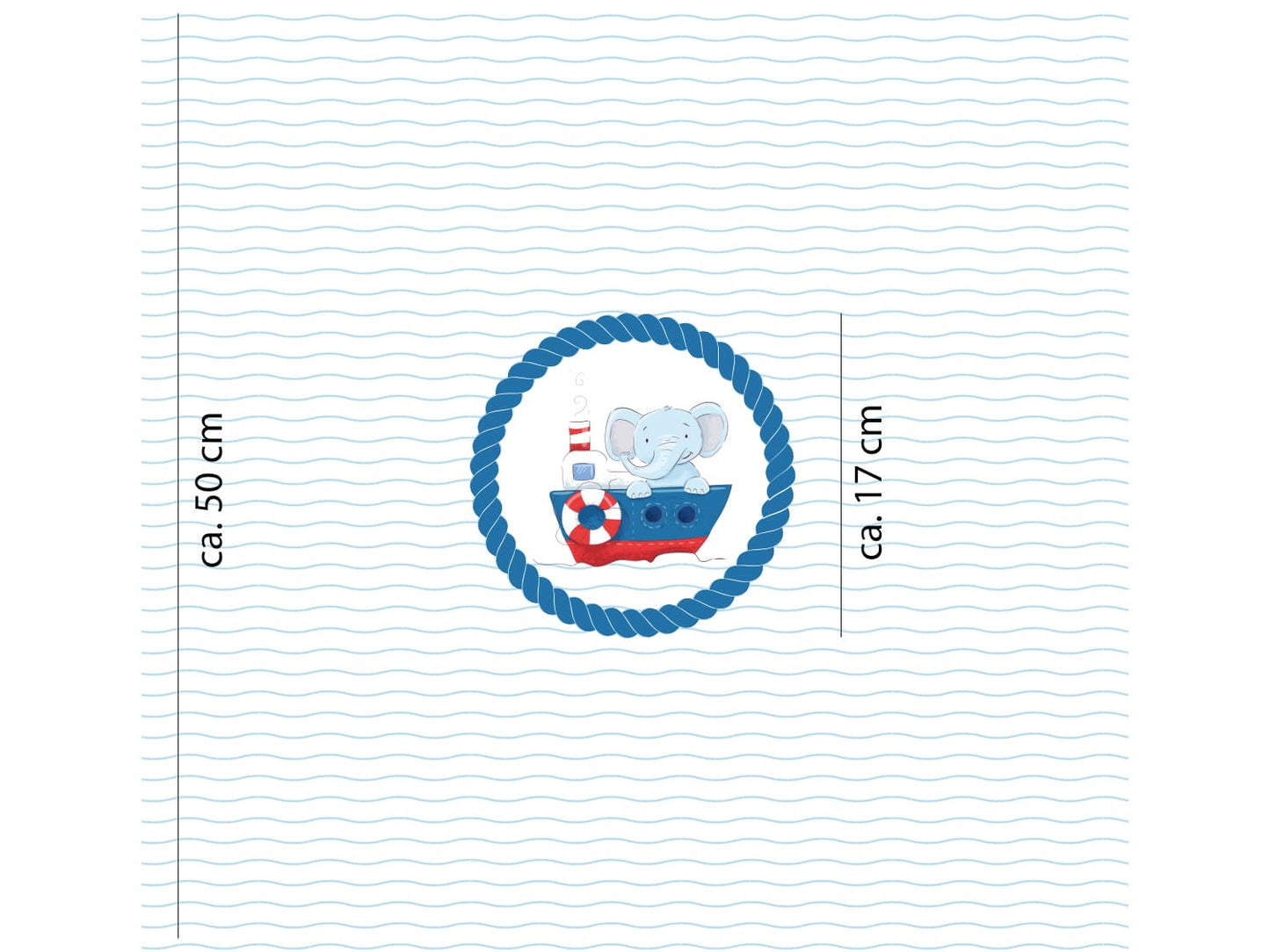 stoff-jersey-baumwolle-baumwolljersey-panel-tier-elefant-schiff-little-sailor-blau-masse