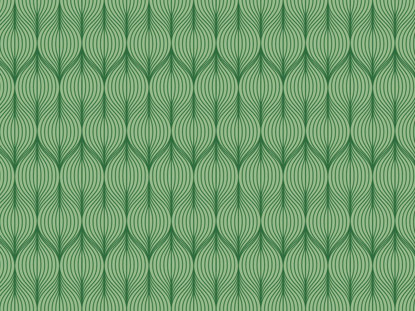 Grafische Jersey Stoff - grün mit eleganten Mustern und Linien für kreative Nähprojekte und Dekoration.