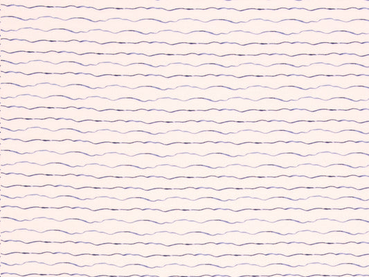 Jersey Stoff - Aurich WELLEN - creme