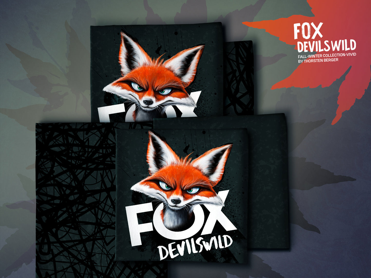 French Terry PANEL - Thorsten Berger - FOXDEVILSWILD