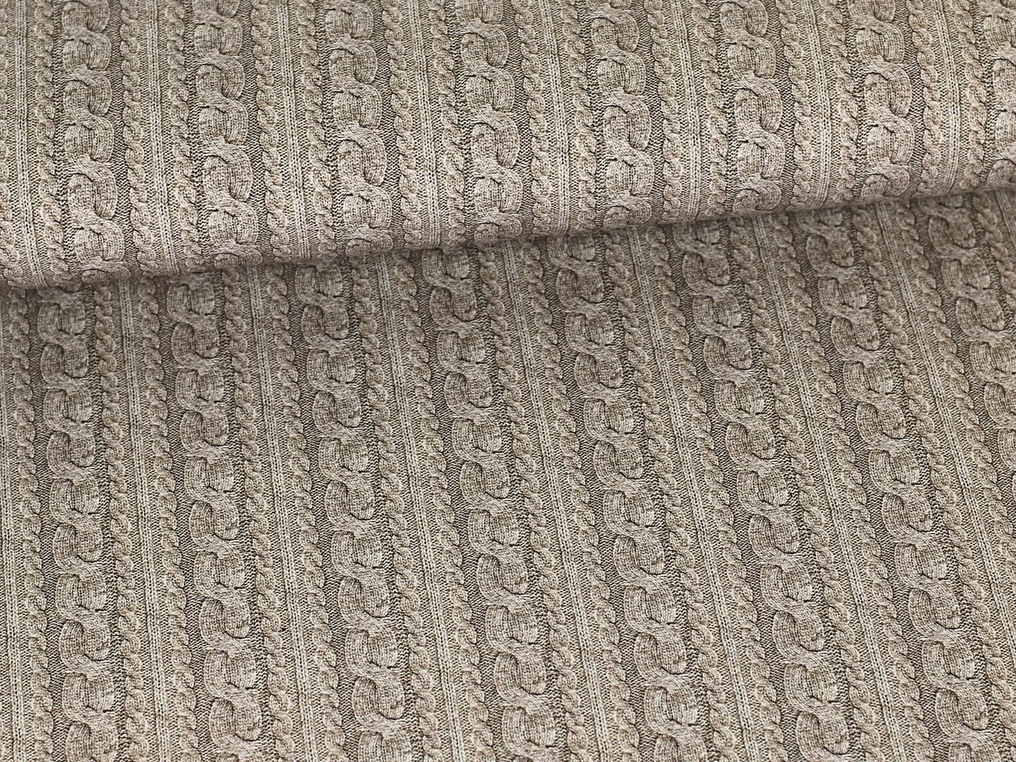 stoff-jersey-baumwolle-baumwolljersey-zopf-muster-optik-braun-2