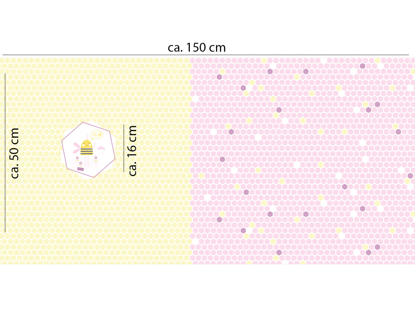 stoff-jersey-baumwolljersey-eigenproduktion-kathi-kunterbunt-panel-bee-happy-hello-biene-rosa-masse