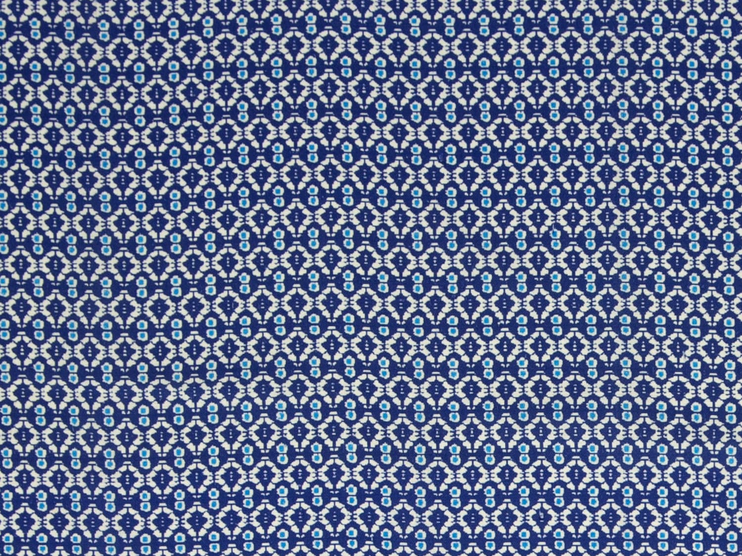 Leinen-Baumwolle Stoff - Nicole - blau