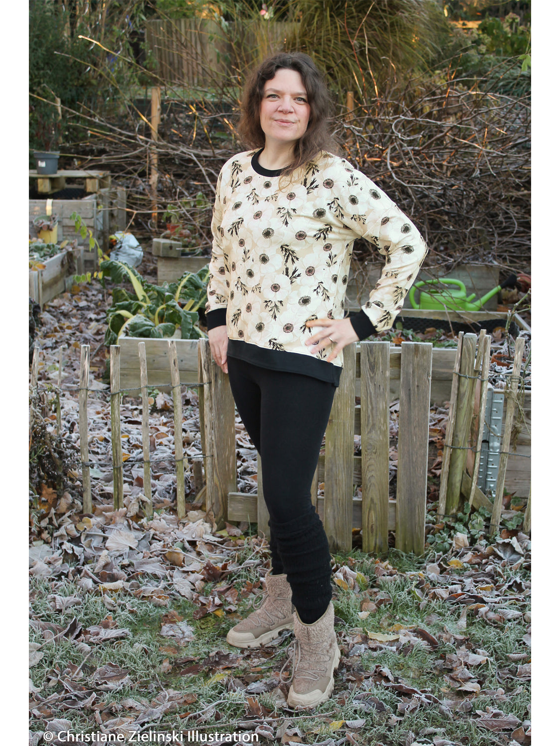 Modal French Terry - Annemone - hellbeige